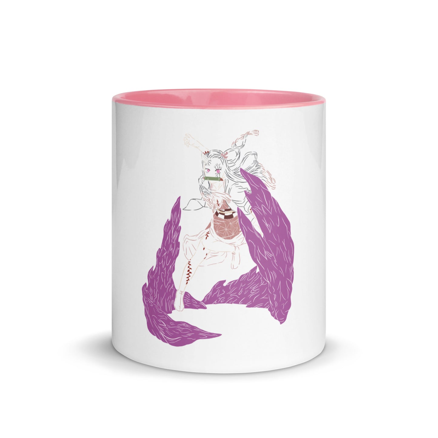 Nezuko Mug with Color Inside (Demon slayer)