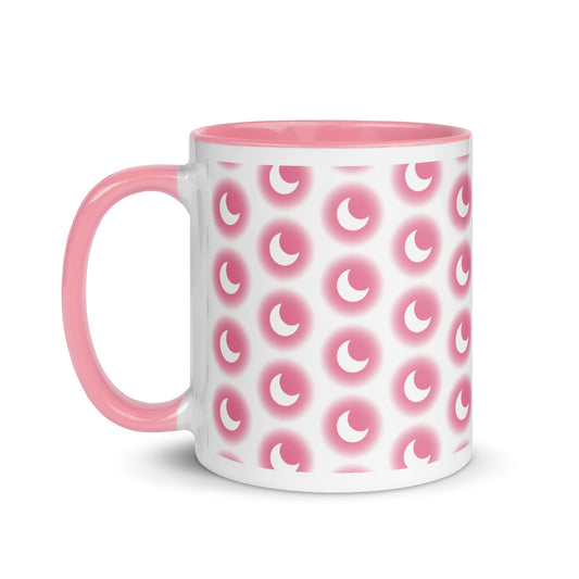 Sailor Chibi-Moon Symbol Mug with Color Inside (Sailor Moon)