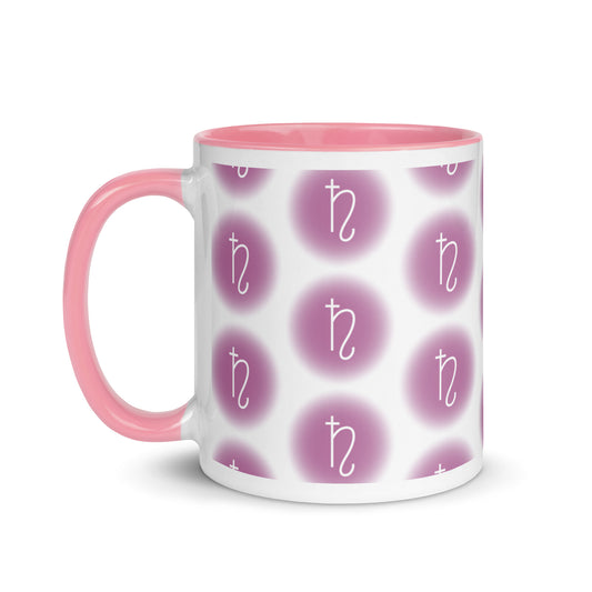 Sailor Saturn Symbol Mug with Color Inside (Sailor Moon)