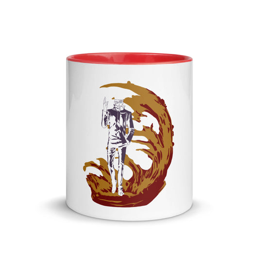 Gojo Mug with Color Inside (Jujutsu Kaisen)