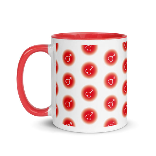 Sailor Mars Symbol Mug with Color Inside (Sailor Moon)