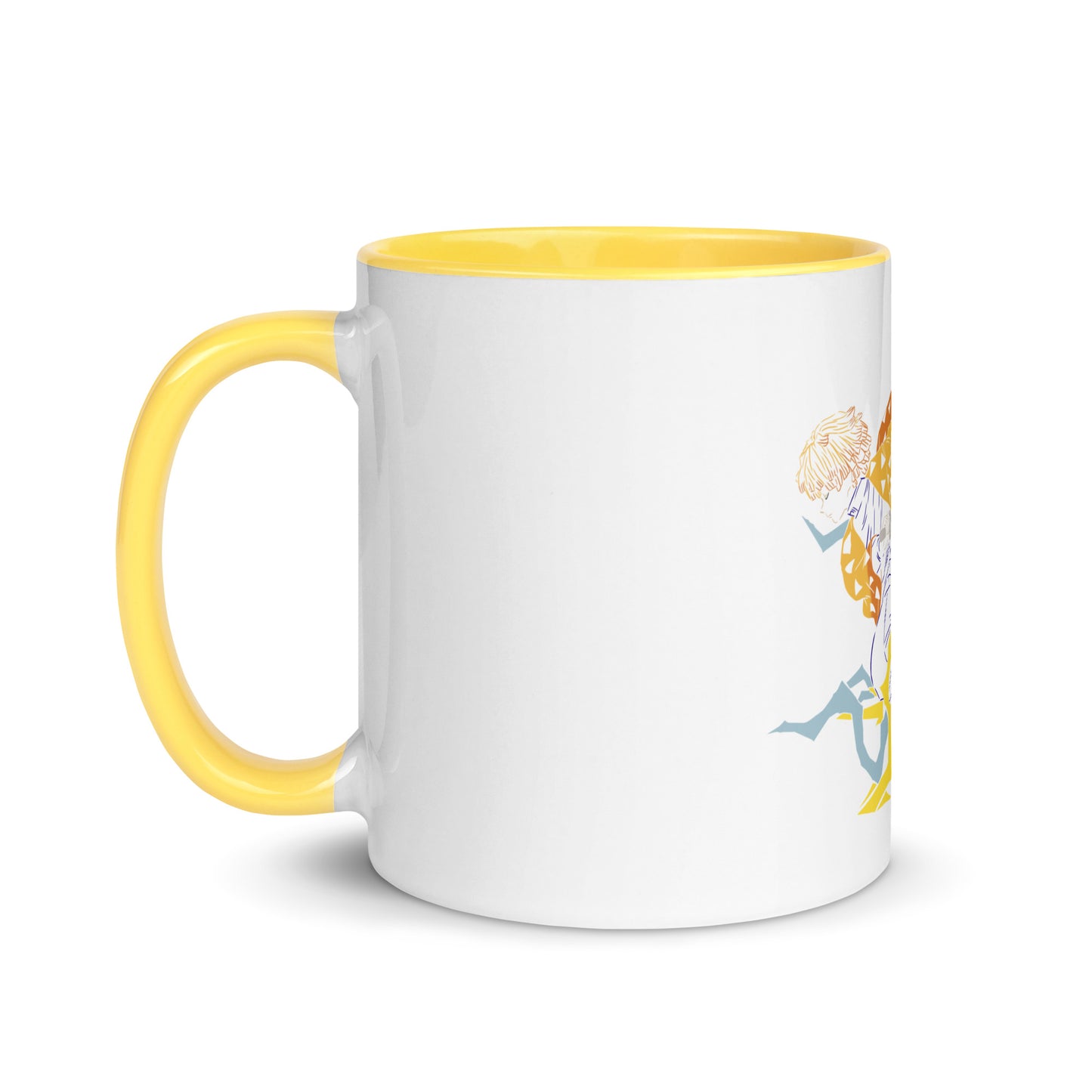 Zenitsu Mug with Color Inside (Demon slayer)