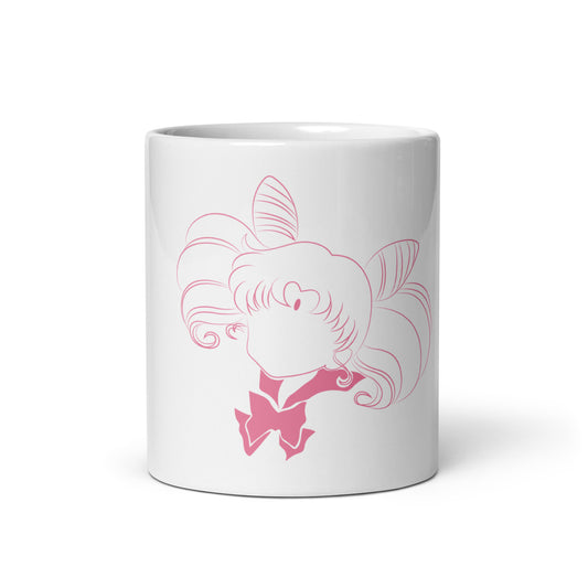 Sailor Chibi-Moon White glossy mug (Sailor Moon)