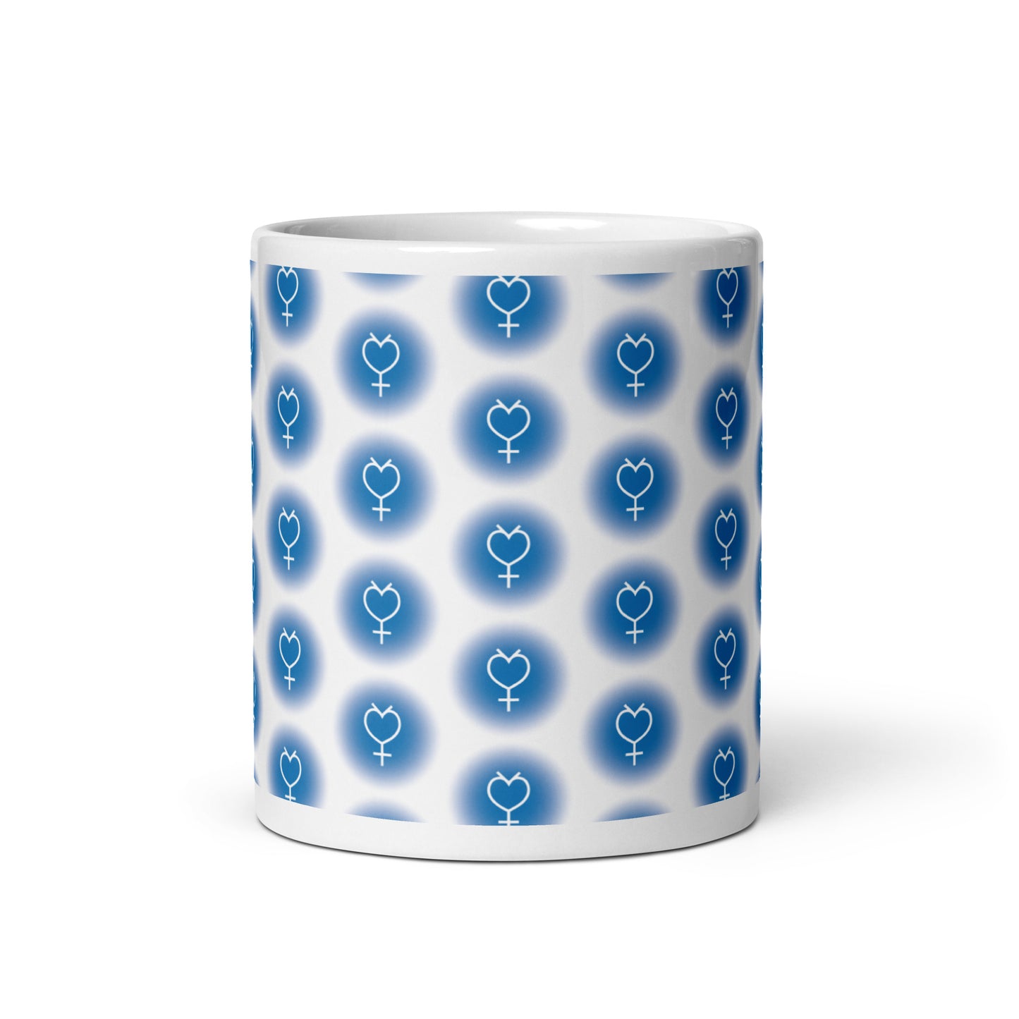 Sailor Mercury Symbol White glossy mug (Sailor Moon)