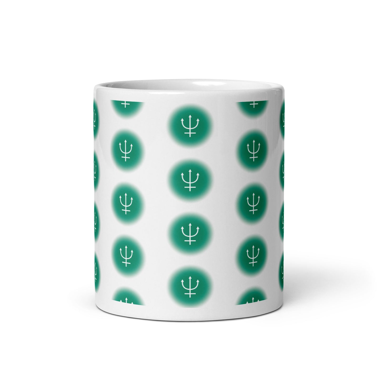 Sailor Neptune Symbol White glossy mug (Sailor Moon)