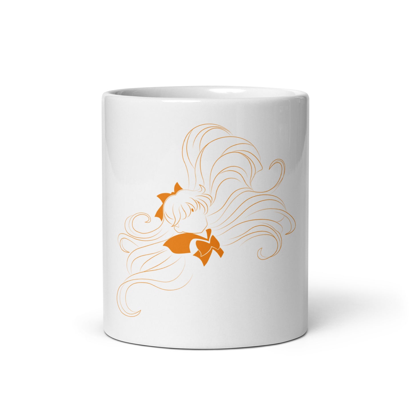 Taza blanca brillante de Sailor Venus (Sailor Moon)