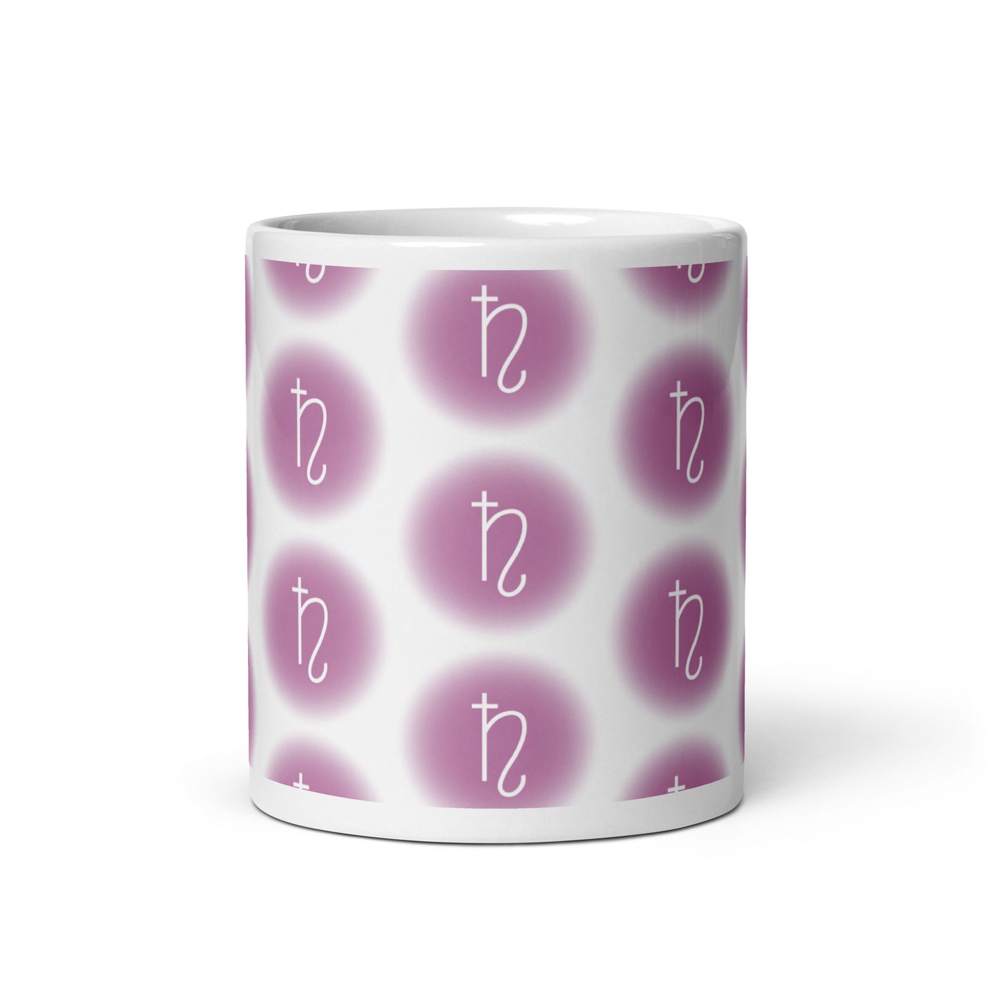 Sailor Saturn Symbol White glossy mug (Sailor Moon)