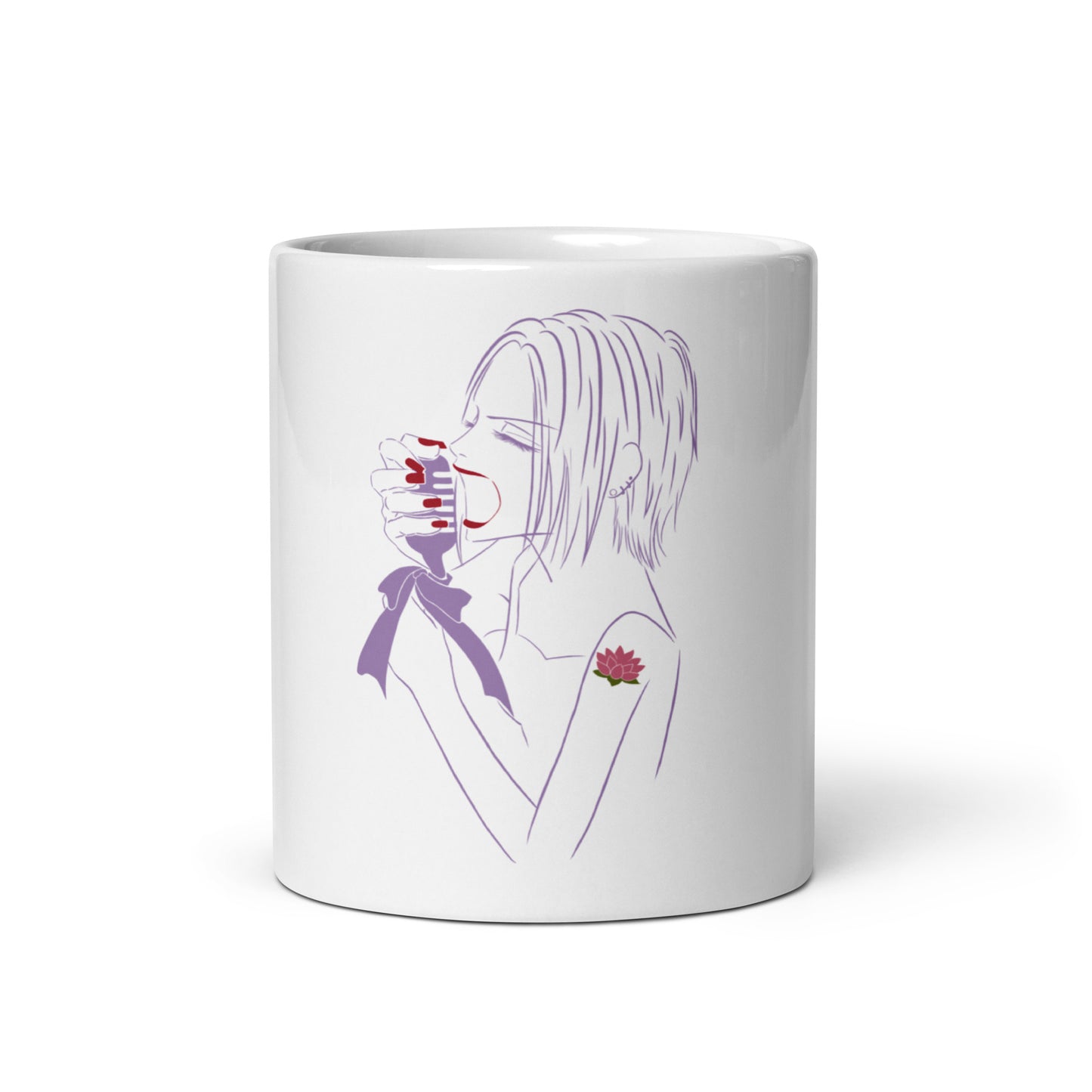 Nana White glossy mug (Nana)