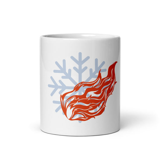 Todoroki Quirk White glossy mug (My Hero Academia)