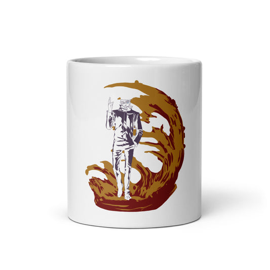 Gojo White glossy mug (Jujutsu Kaisen)