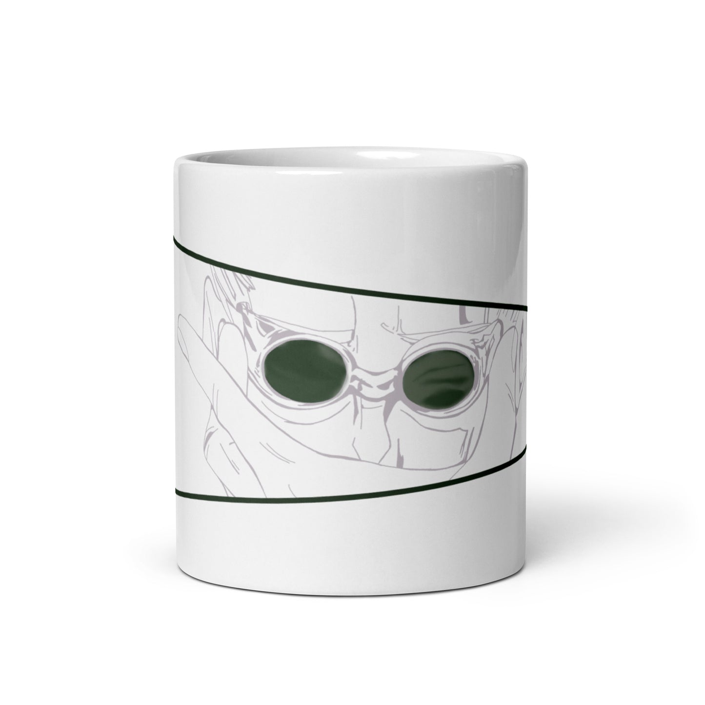 Nanami White glossy mug (Jujutsu Kaisen)