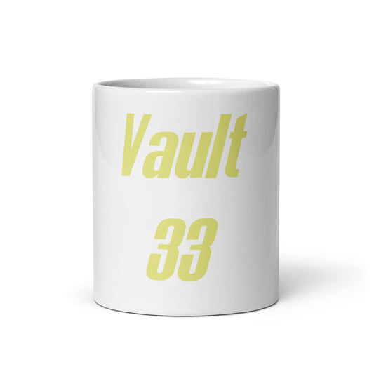 Vault 33 White glossy mug (Fallout)