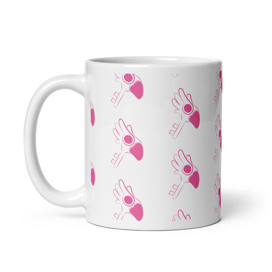 Sakura Key White glossy mug (Cardcaptor Sakura)