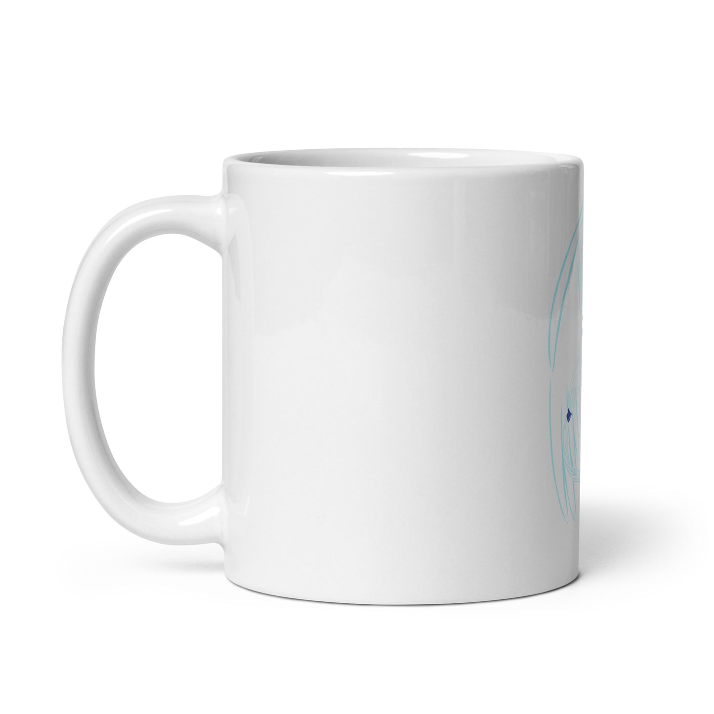 Yue White glossy mug (CardCaptor Sakura)