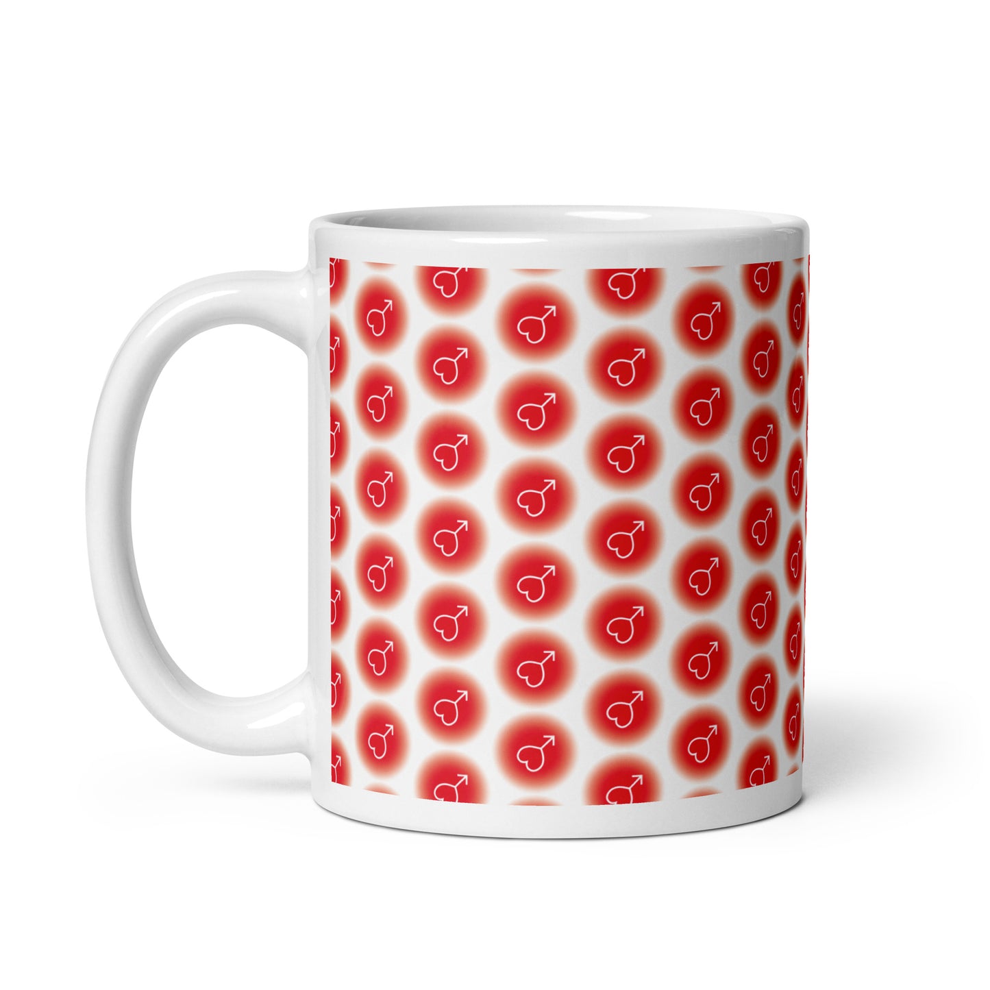 Sailor Mars Symbol White glossy mug (Sailor Moon)