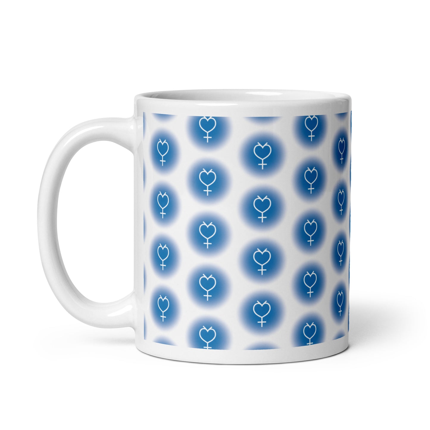 Sailor Mercury Symbol White glossy mug (Sailor Moon)