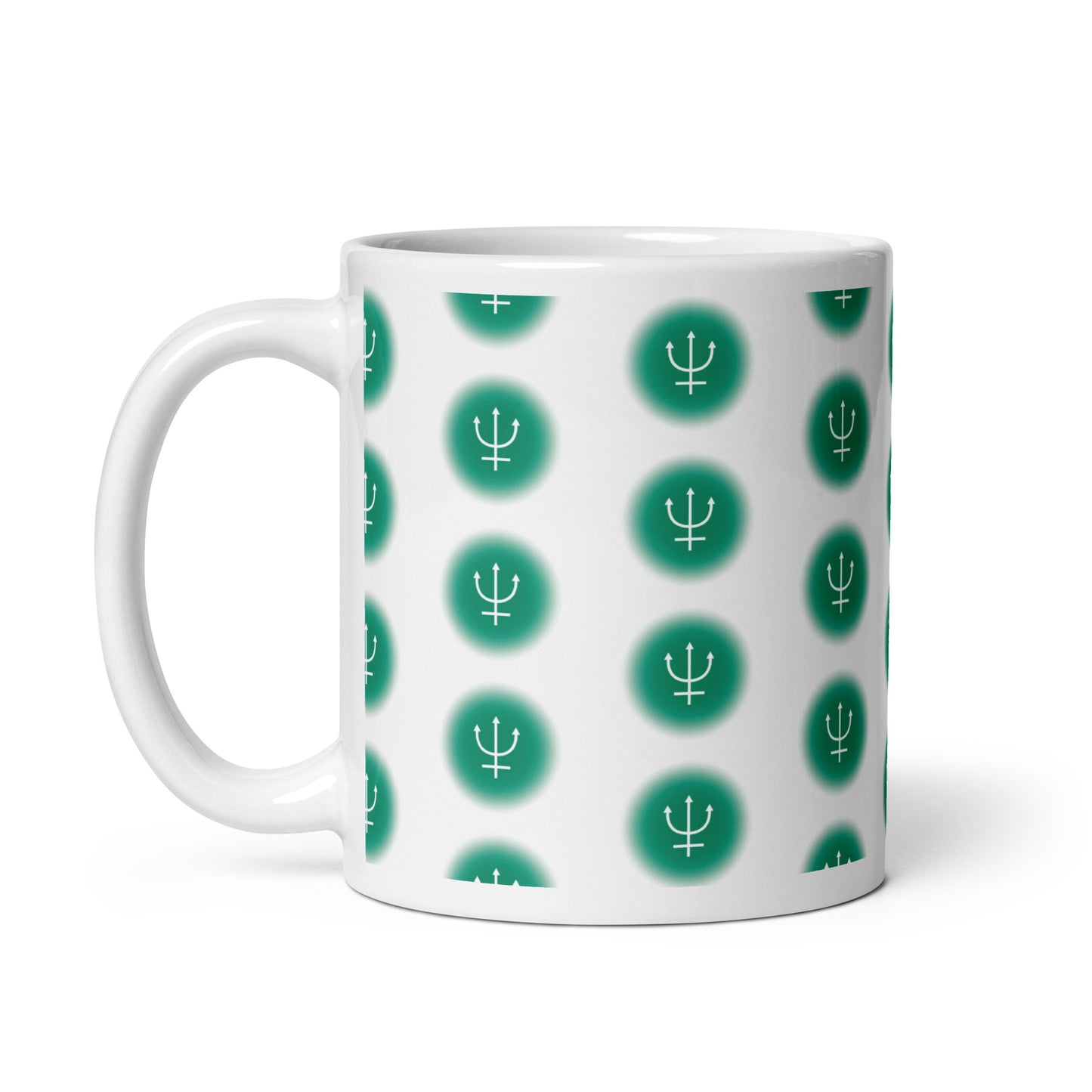 Sailor Neptune Symbol White glossy mug (Sailor Moon)