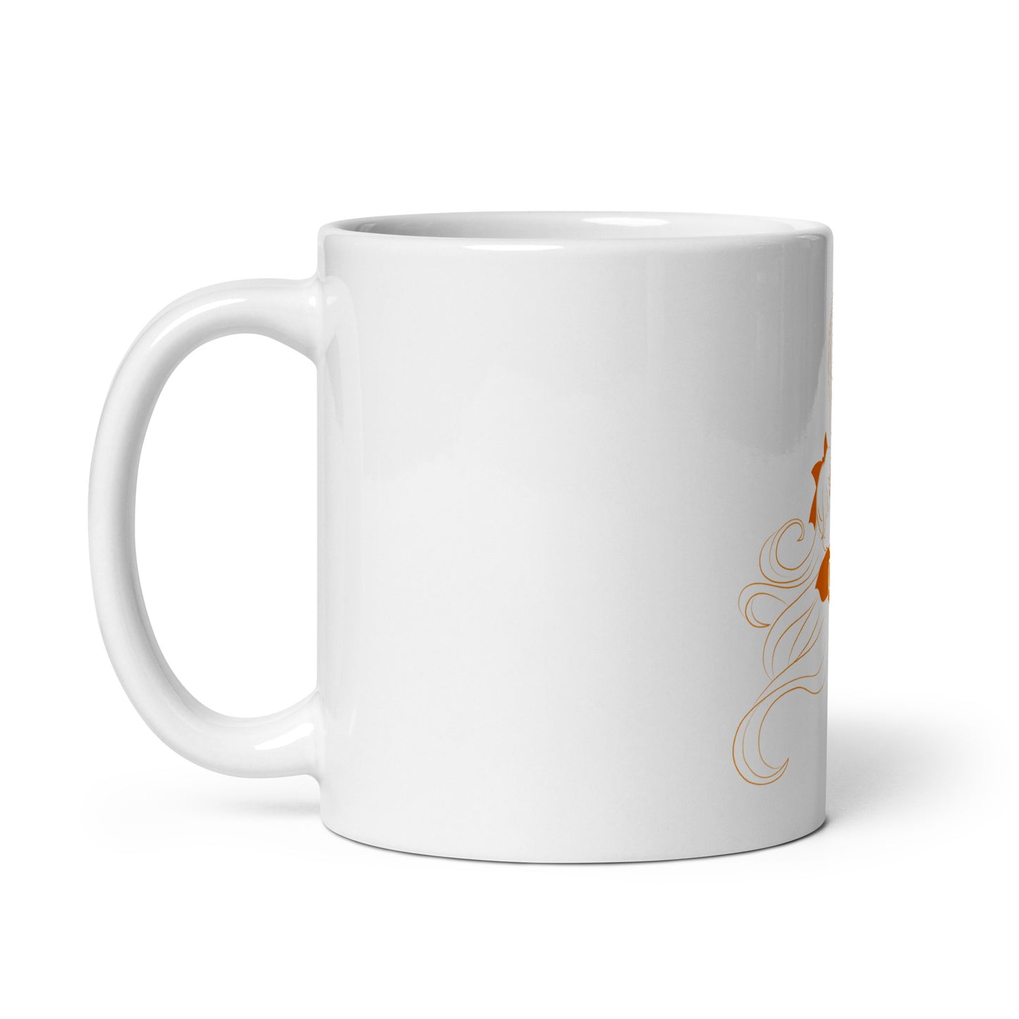 Taza blanca brillante de Sailor Venus (Sailor Moon)