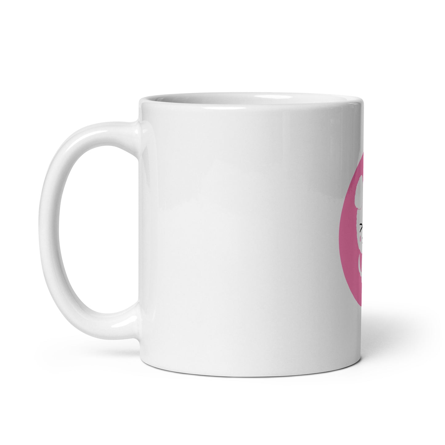 Hachi White glossy mug (Nana)