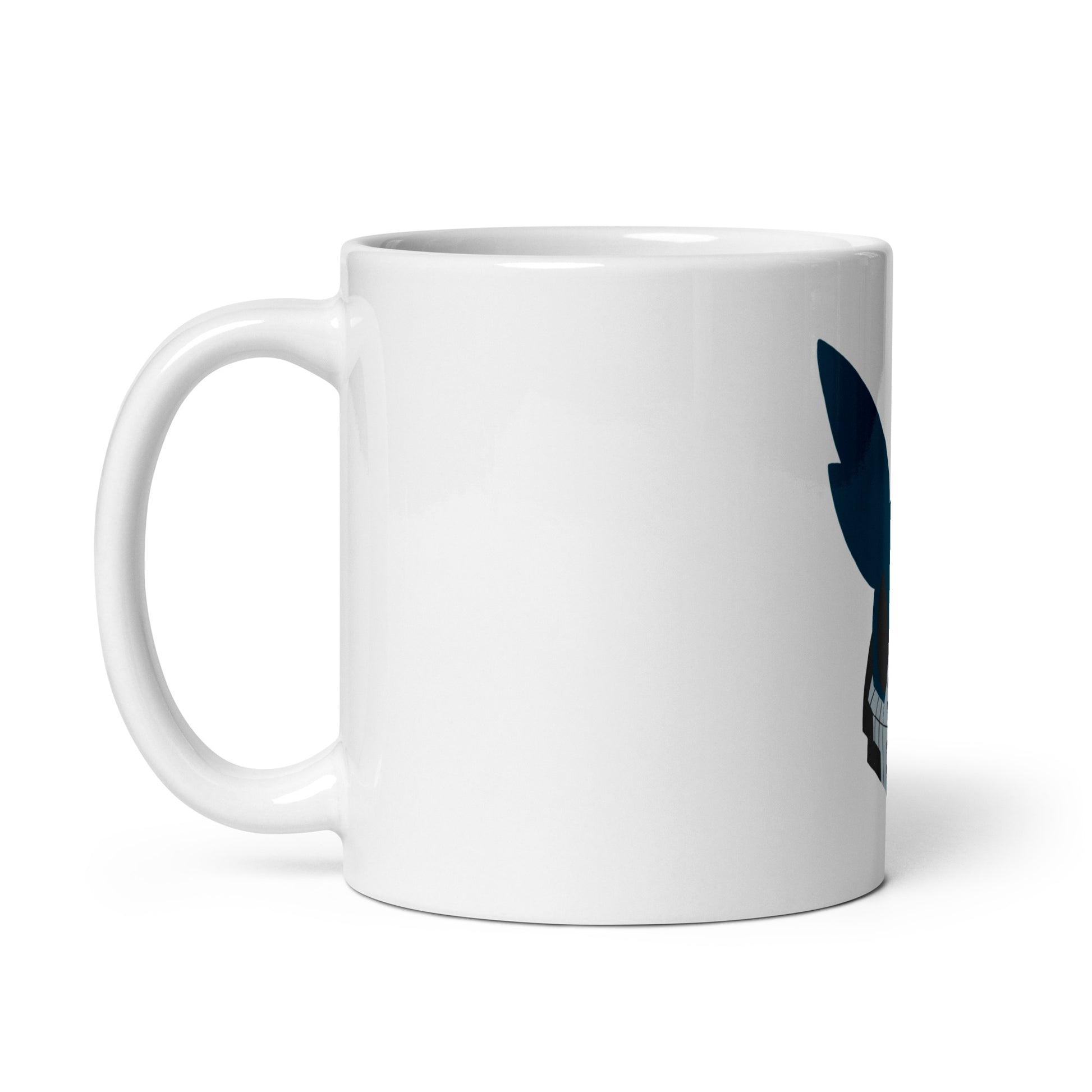 Deku Mask White glossy mug (My Hero Academia)