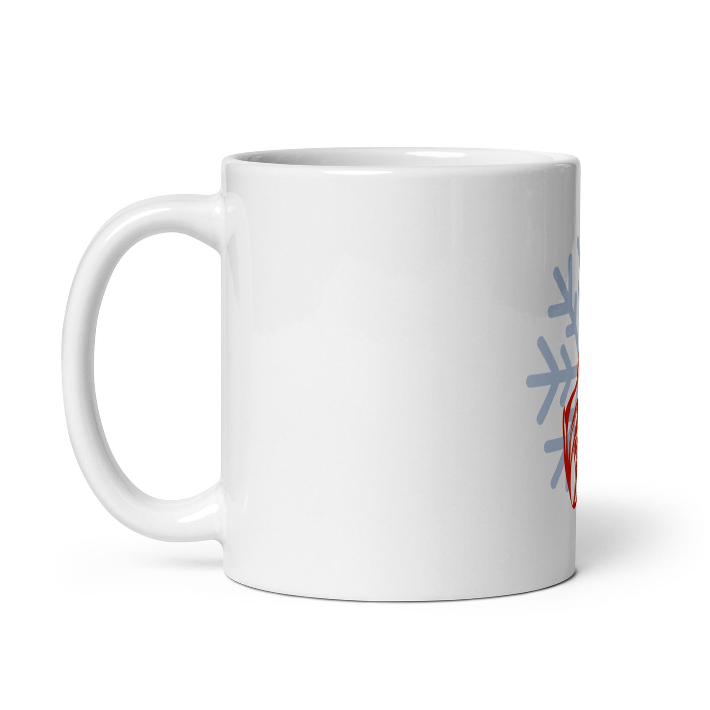 Todoroki Quirk White glossy mug (My Hero Academia)