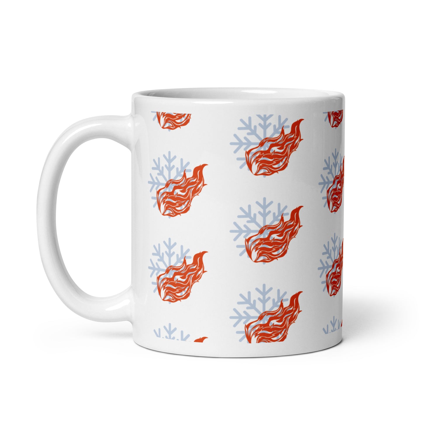 Todoroki Quirk White glossy mug (My Hero Academia)