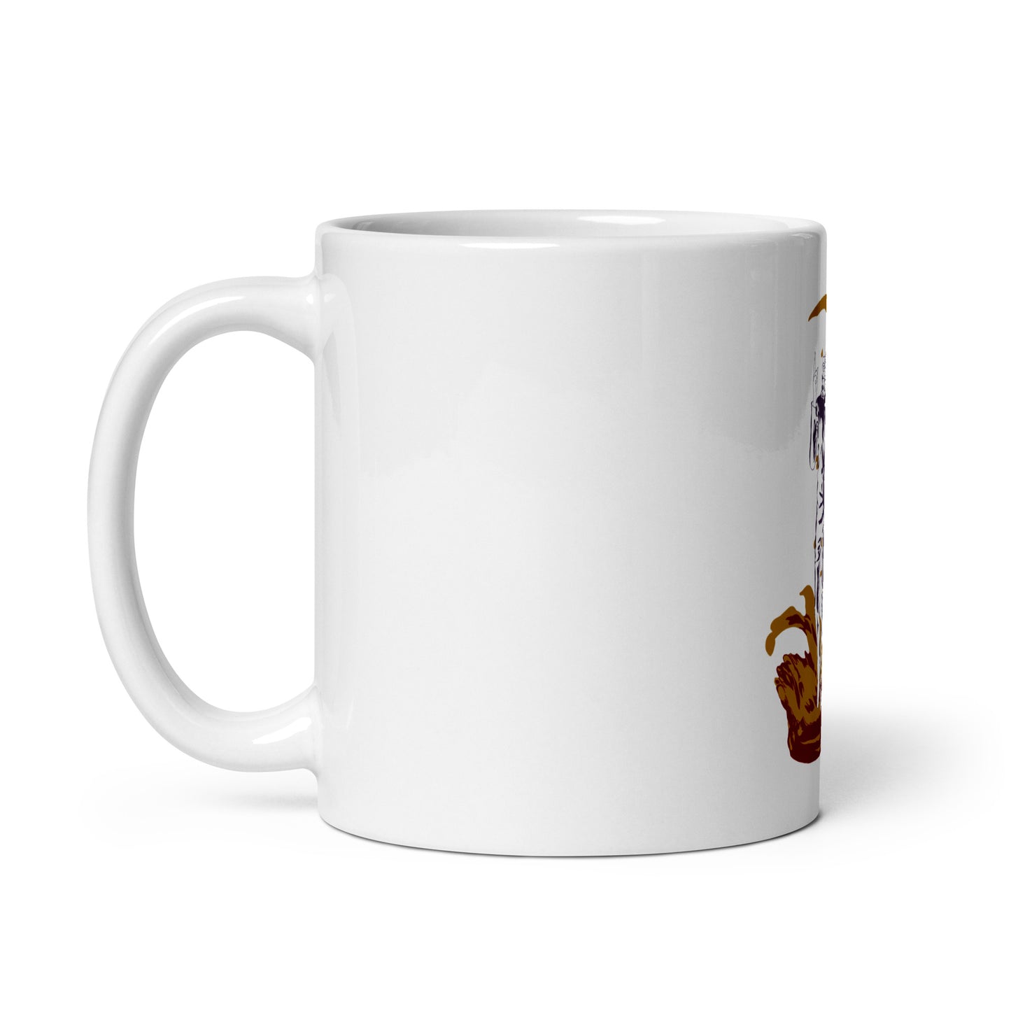 Gojo White glossy mug (Jujutsu Kaisen)