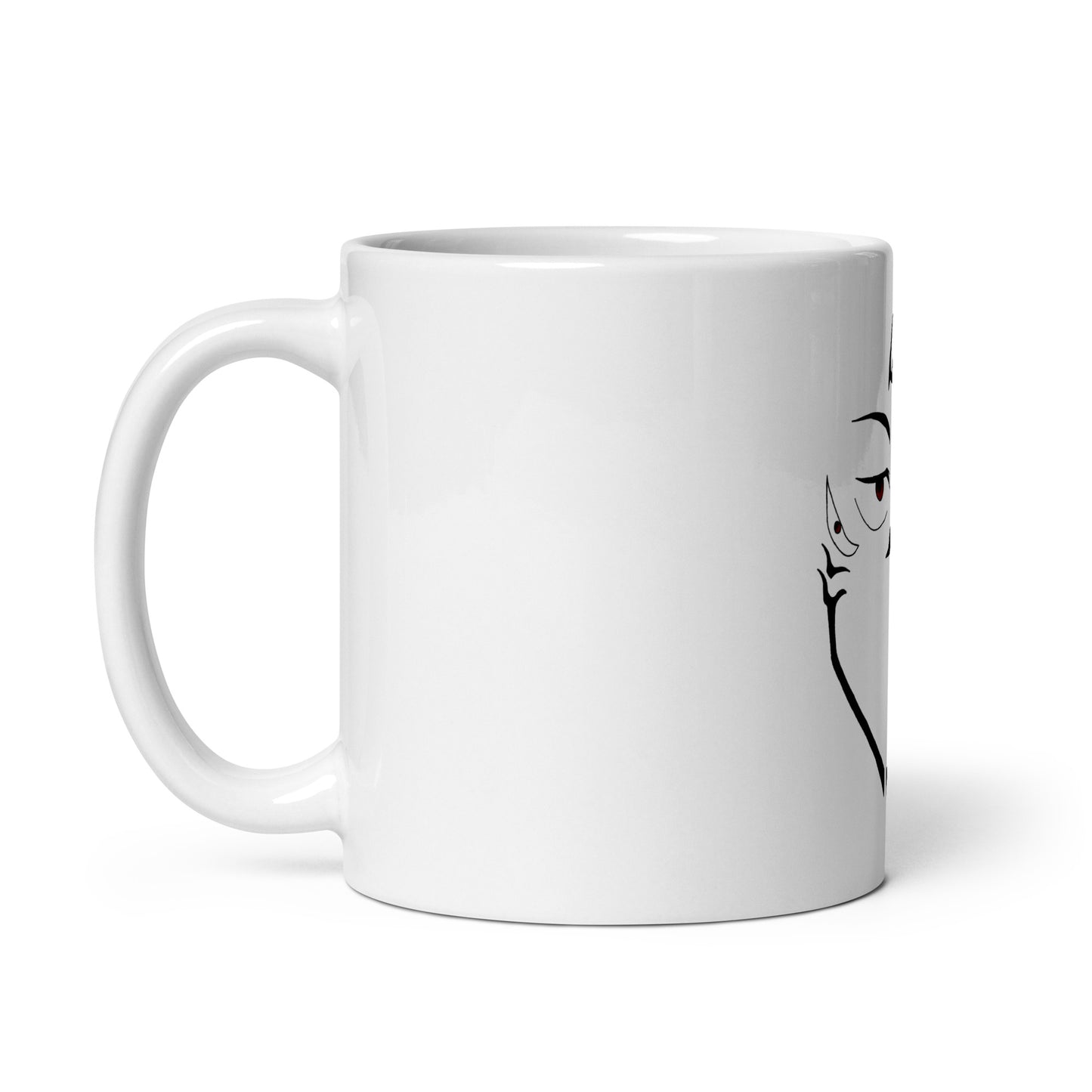 Sukuna Face White glossy mug (Jujutsu Kaisen)