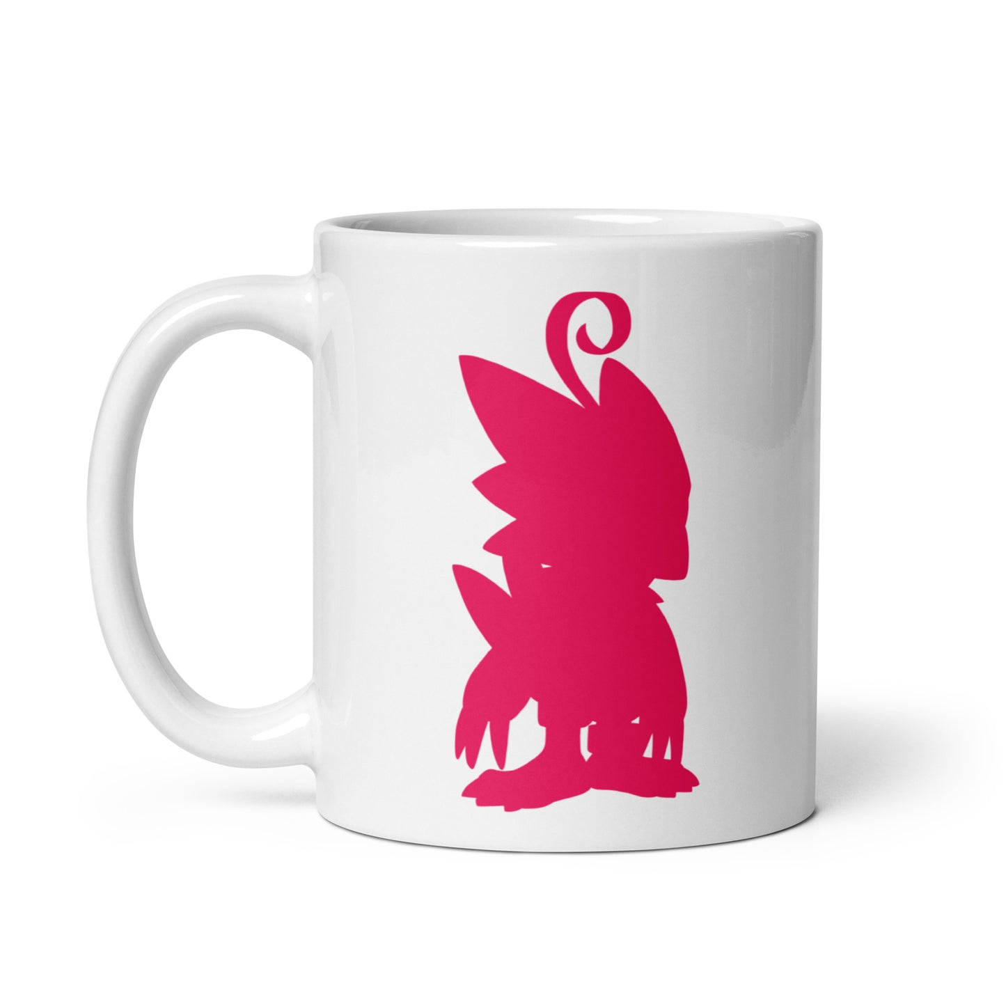 Sora/Piyomon White glossy mug (Digimon)