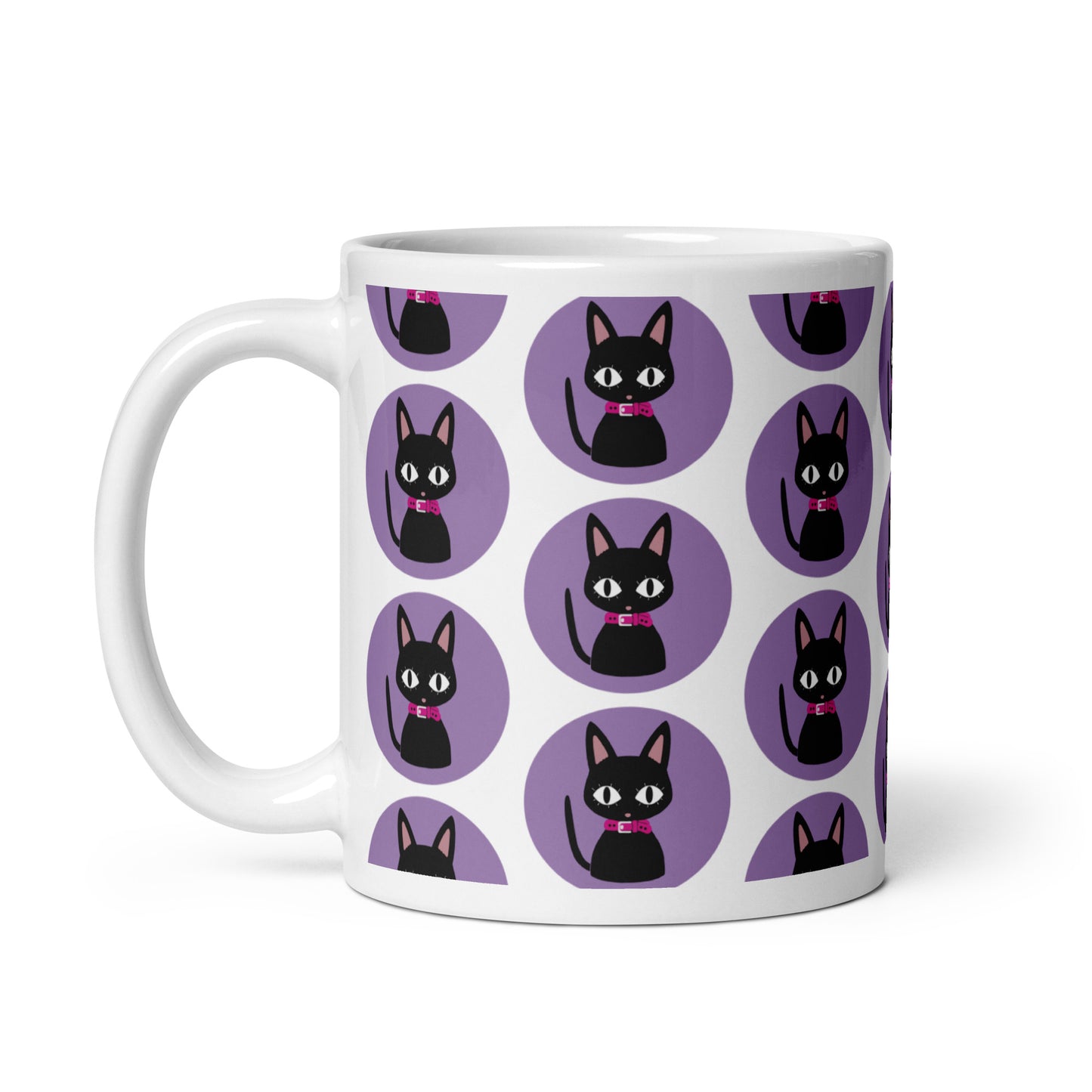 Nana Cat Design White glossy mug (Nana)