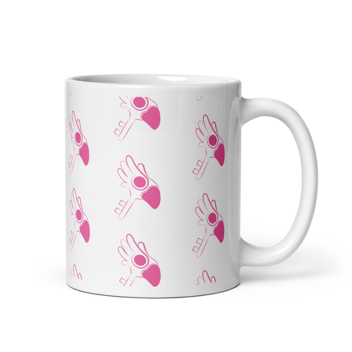 Sakura Key White glossy mug (Cardcaptor Sakura)