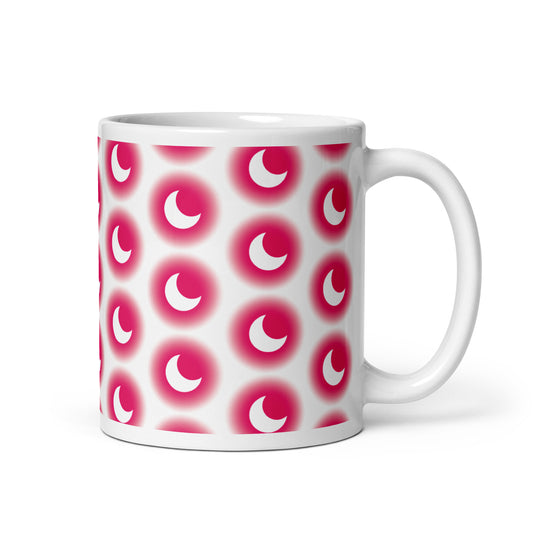 Sailor Moon Symbol White glossy mug (Sailor Moon)