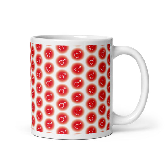 Sailor Mars Symbol White glossy mug (Sailor Moon)