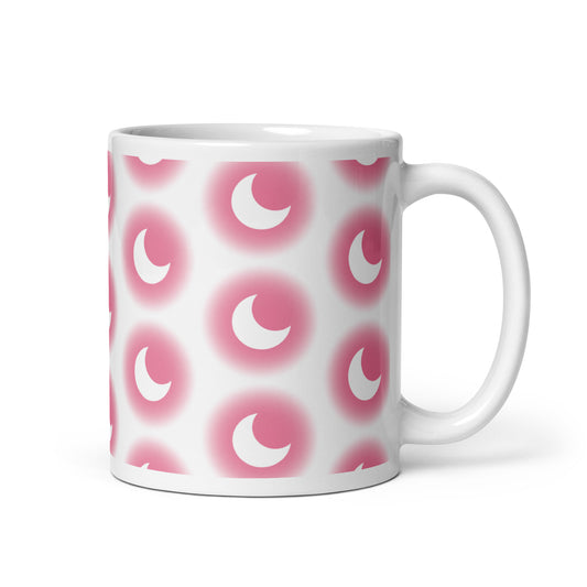 Sailor Chibi-Moon Symbol White glossy mug (Sailor Moon)