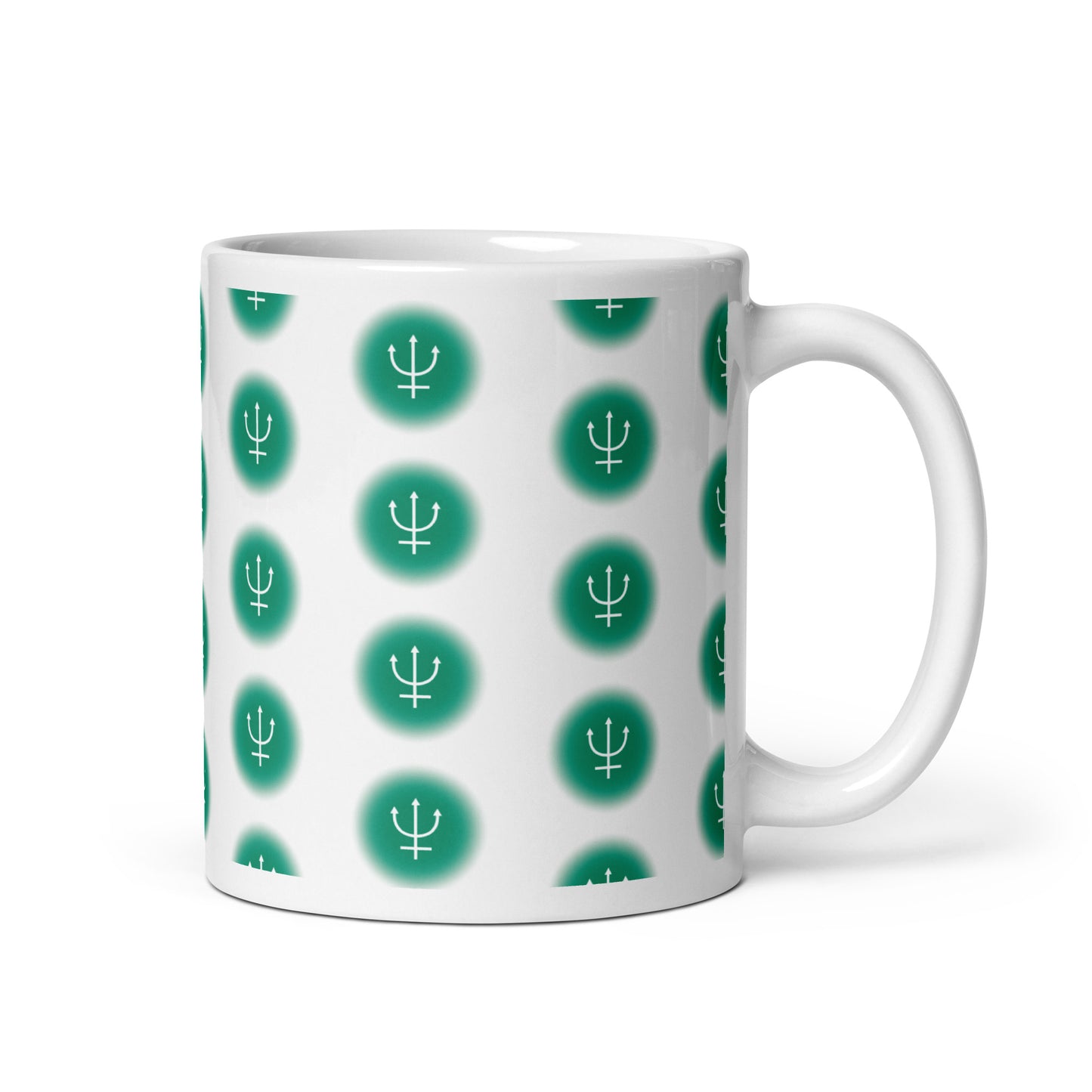 Sailor Neptune Symbol White glossy mug (Sailor Moon)