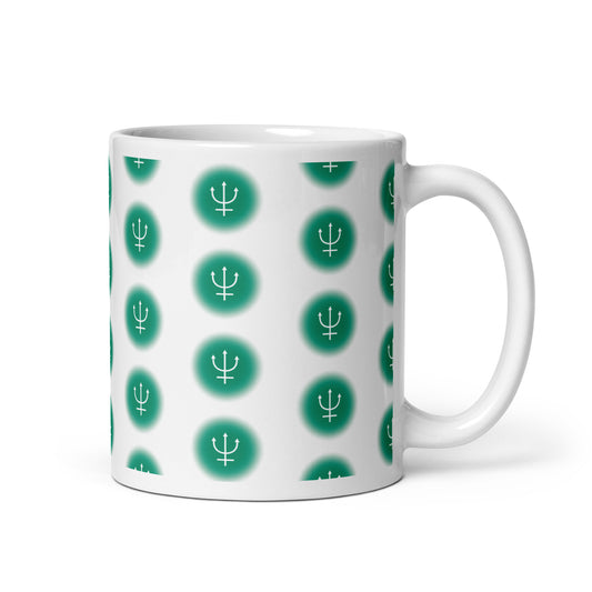 Sailor Neptune Symbol White glossy mug (Sailor Moon)