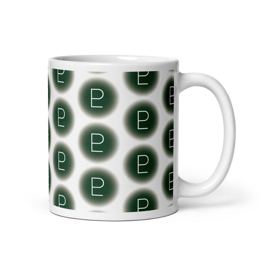 Sailor Pluto Symbol White glossy mug (Sailor Moon)