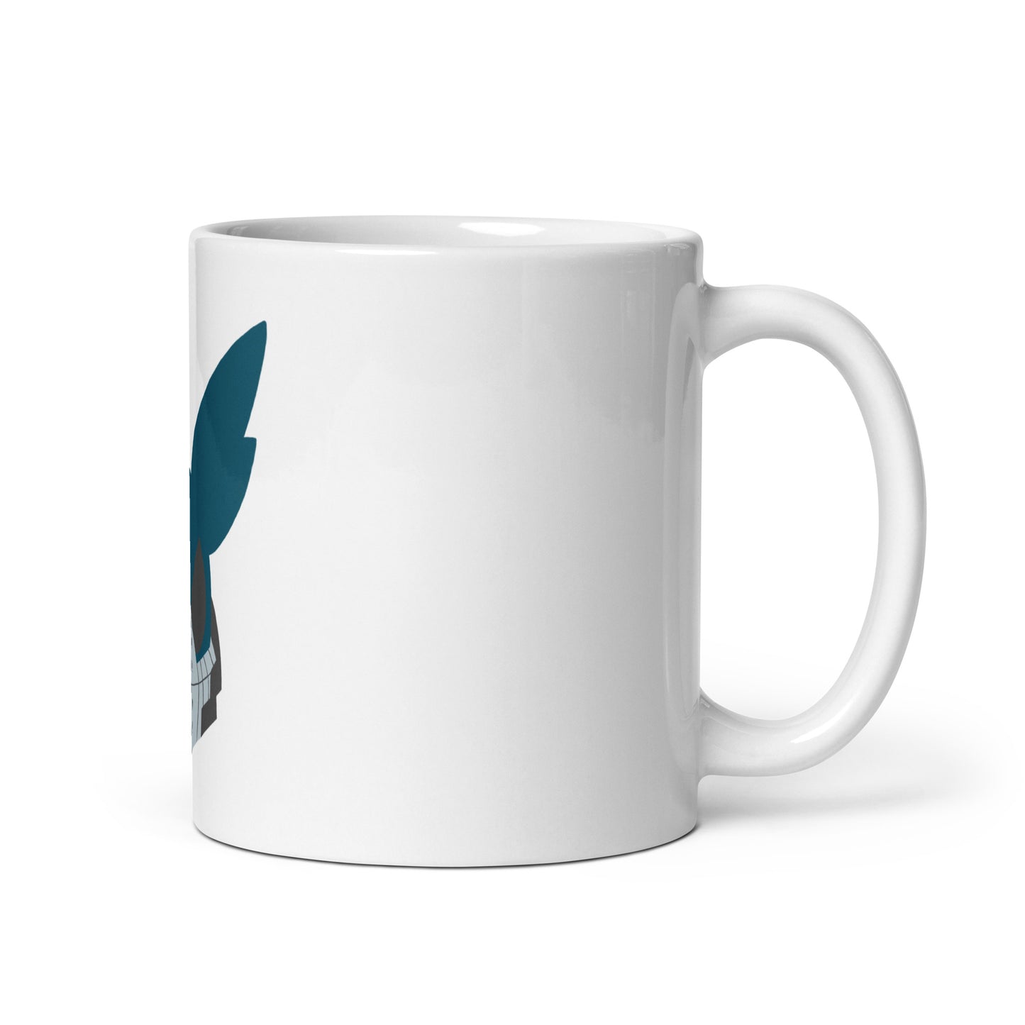 Deku Mask White glossy mug (My Hero Academia)