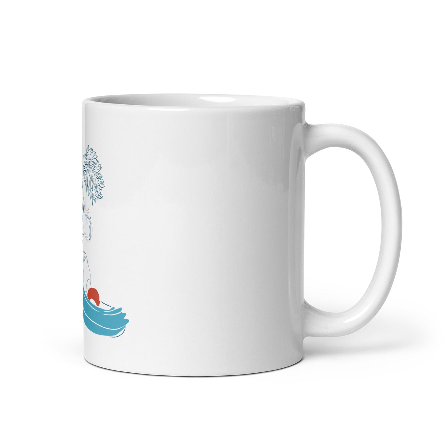 Deku White glossy mug (My Hero Academia)