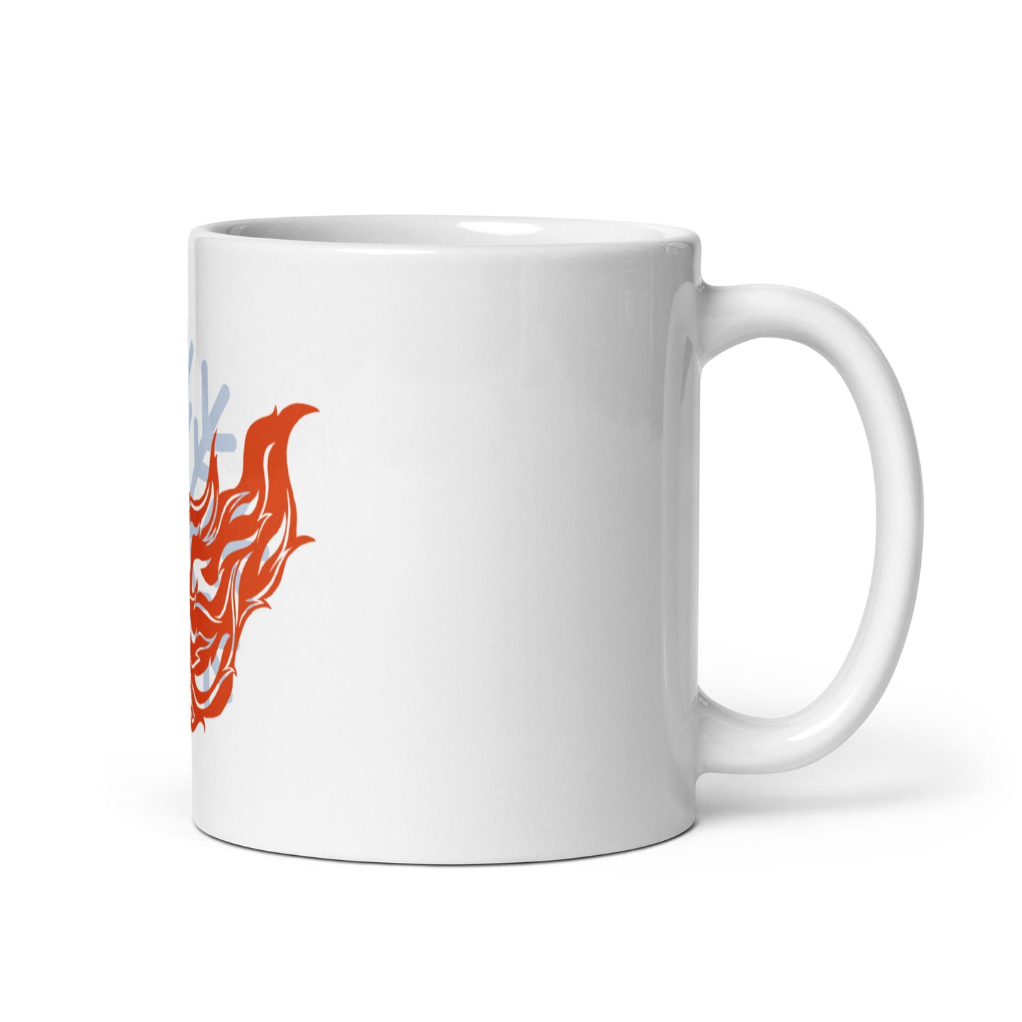 Todoroki Quirk White glossy mug (My Hero Academia)