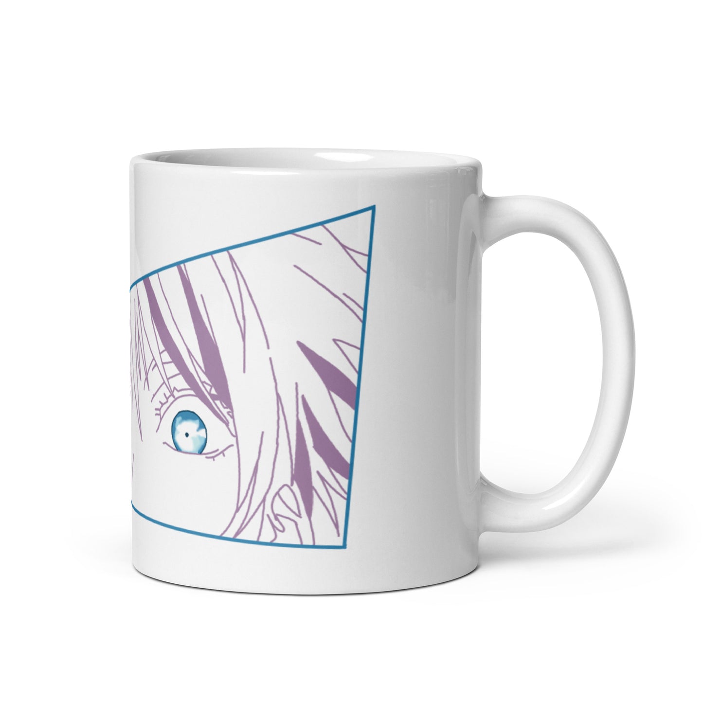 Gojo White glossy mug (Jujutsu Kaisen)