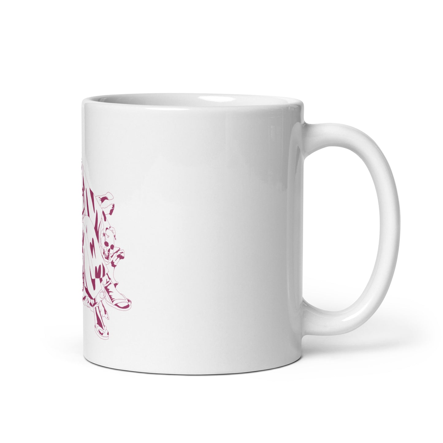 Sukuna White glossy mug (Jujutsu Kaisen)