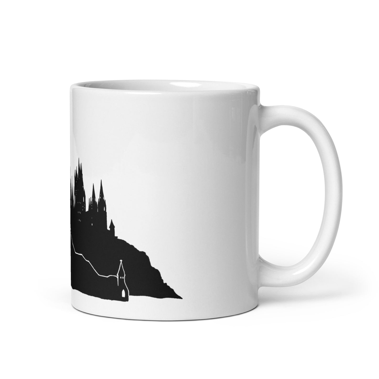 Hogwarts castle White glossy mug (Harry Potter)