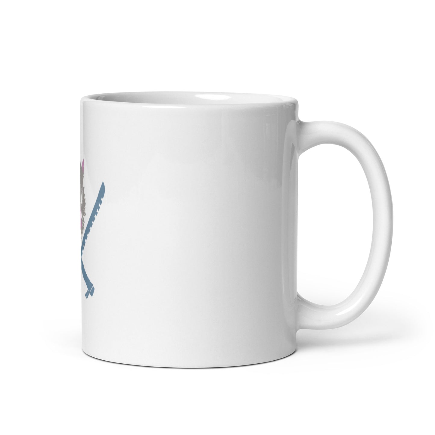 Inosuke White glossy mug (Demon slayer)