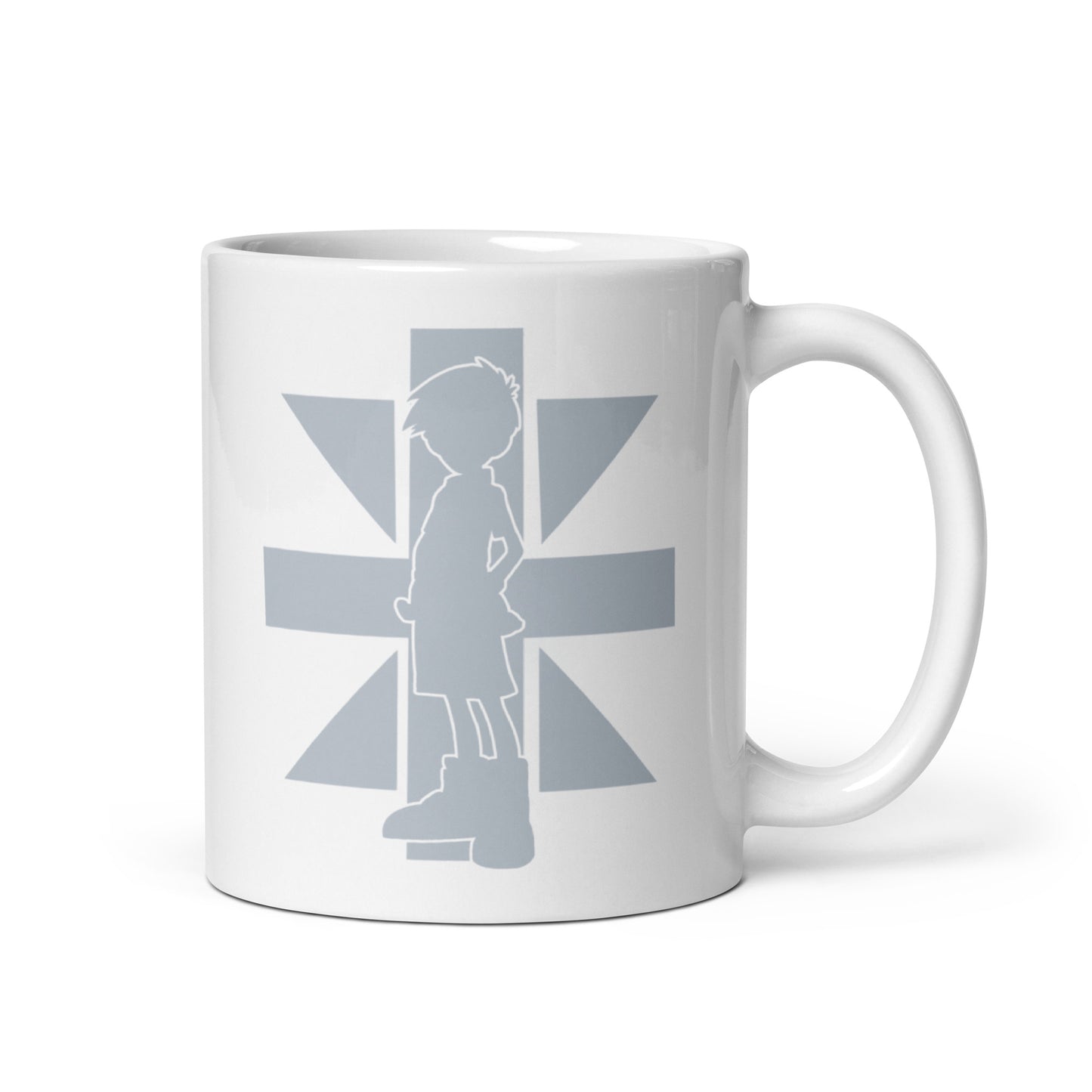 Joe/Gomamon White glossy mug (Digimon)