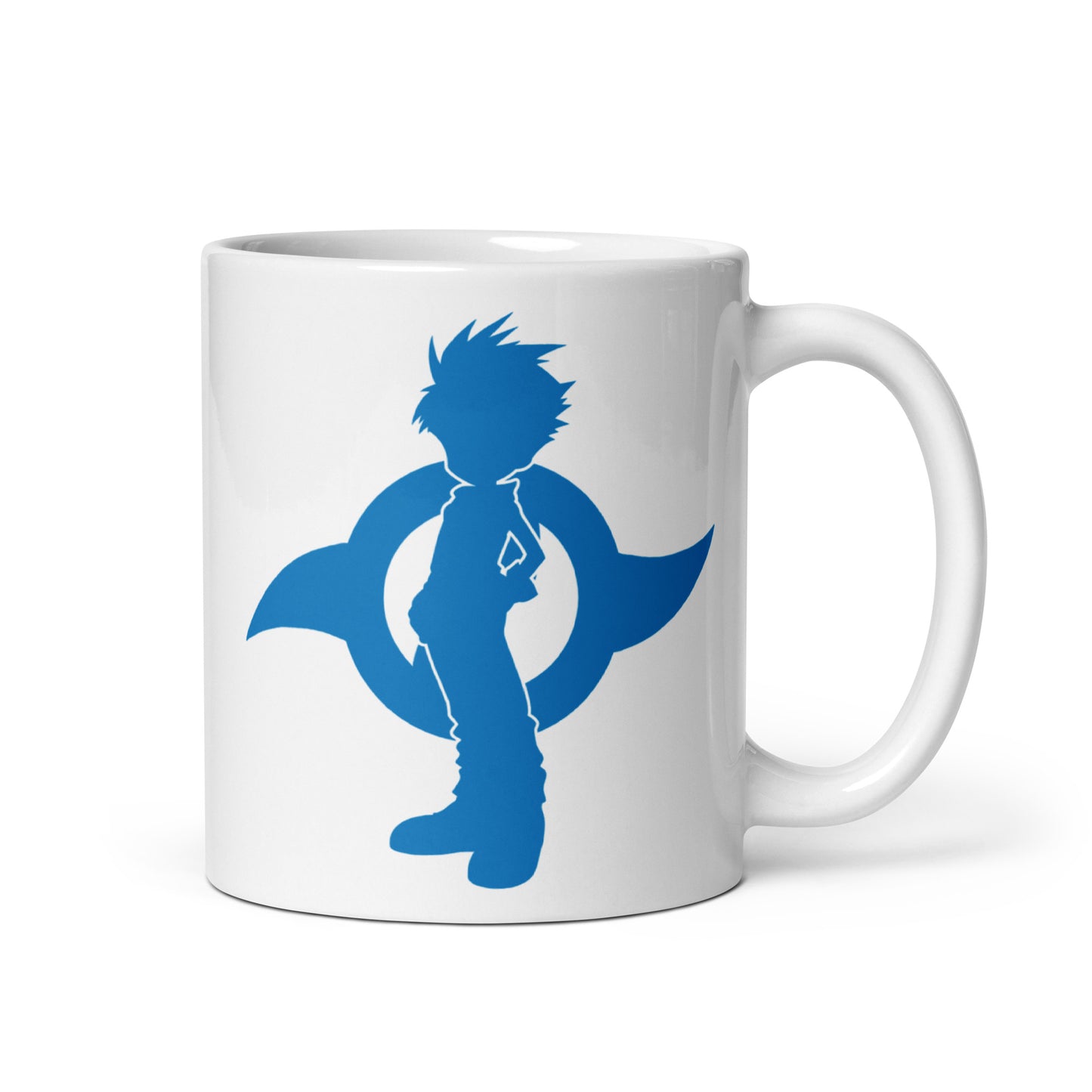 Yamato (Matt)/Gabumon White glossy mug (Digimon)