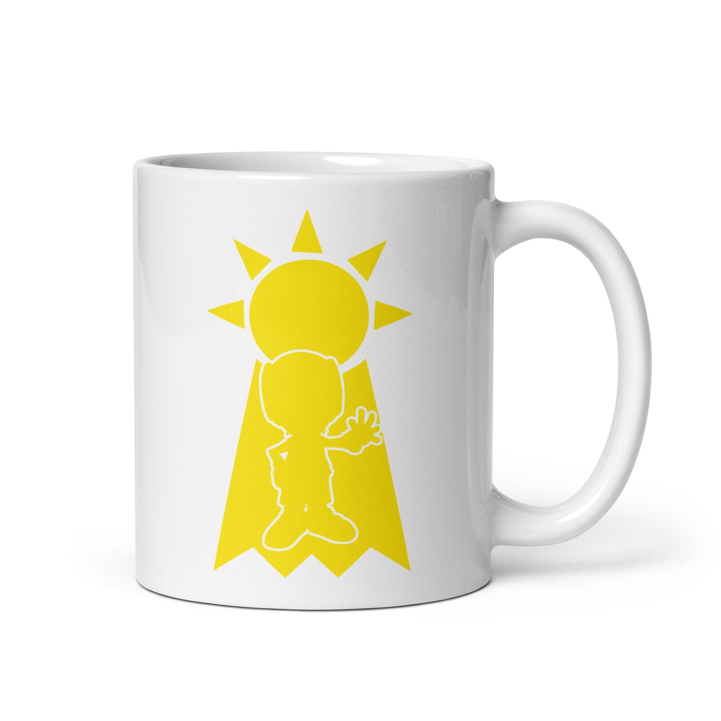 Takeru (T.K.)/Patamon White glossy mug (Digimon)