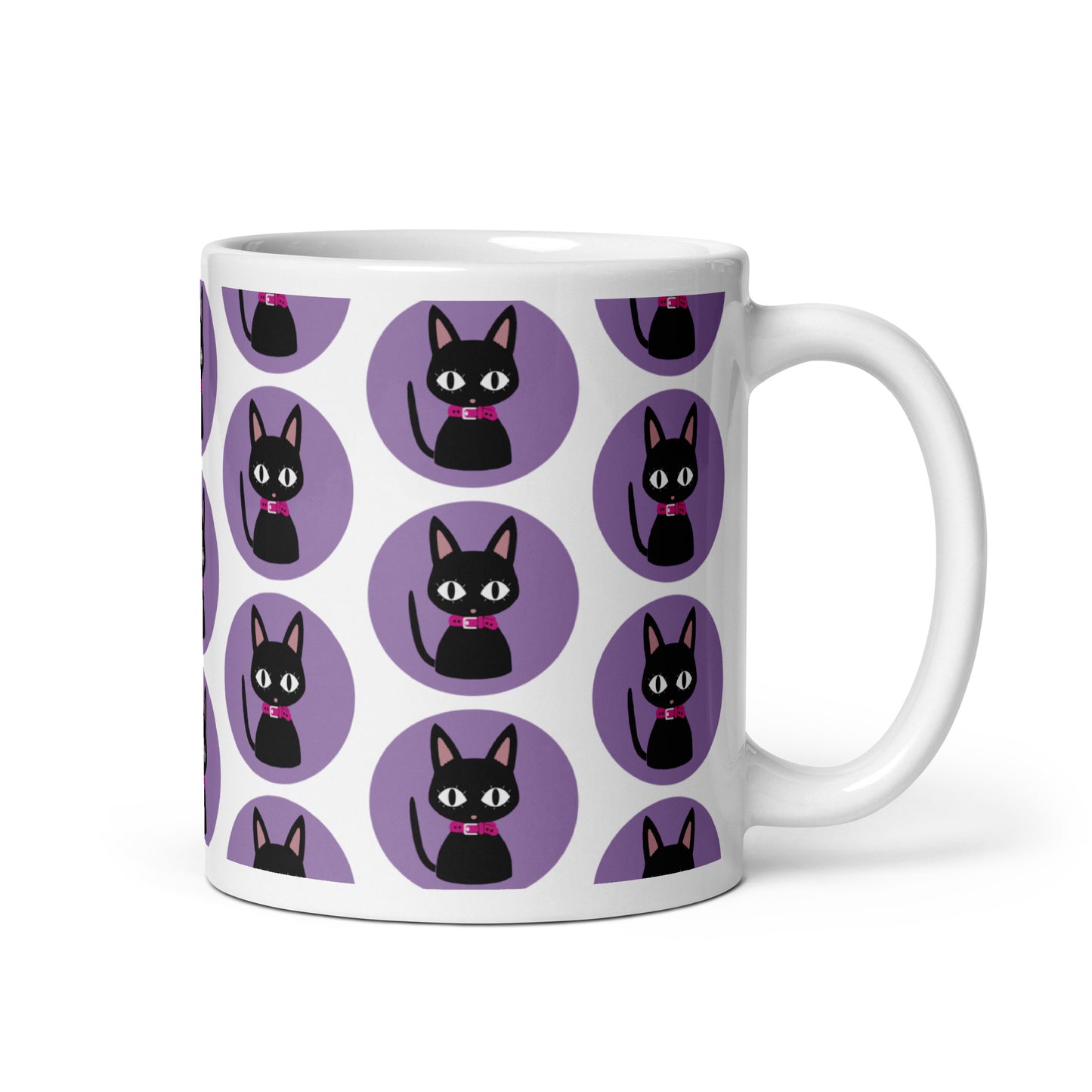 Nana Cat Design White glossy mug (Nana)