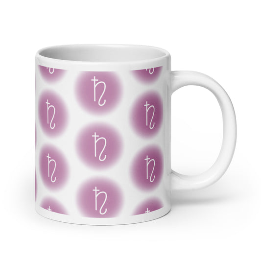 Sailor Saturn Symbol White glossy mug (Sailor Moon)