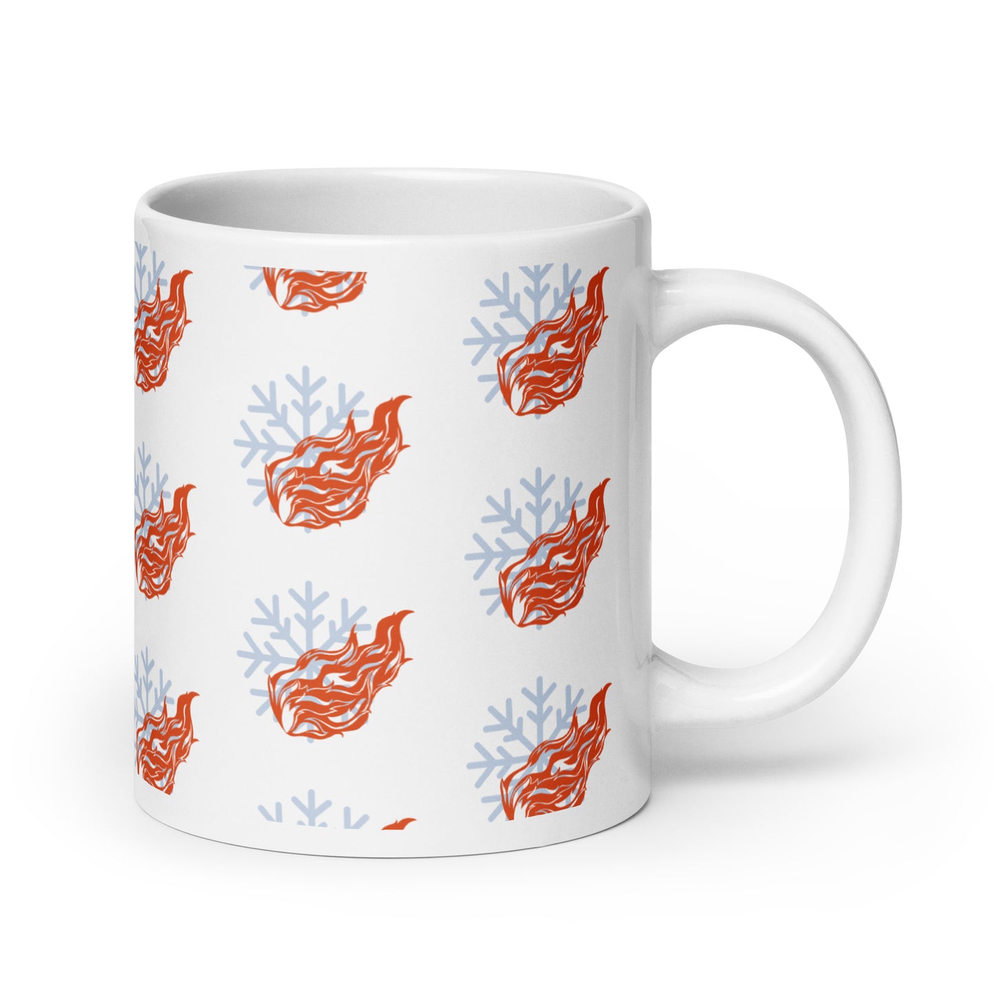 Todoroki Quirk White glossy mug (My Hero Academia)